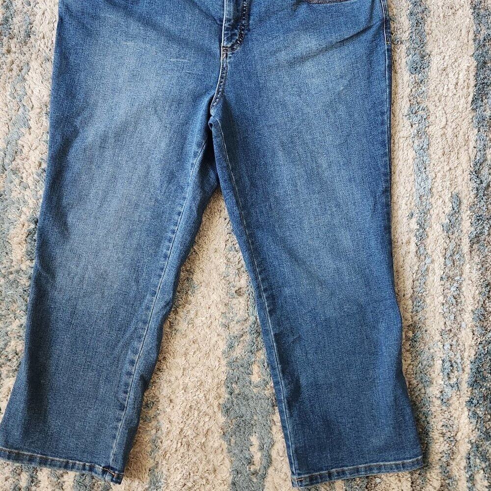 St John's Bay Ankle Jeans GUC sz 14 - Picture 4 of 9